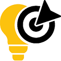 Lightbulb target icon