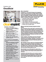 CleanMaint datasheet screenshot
