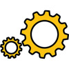 Parts accountability gear icon