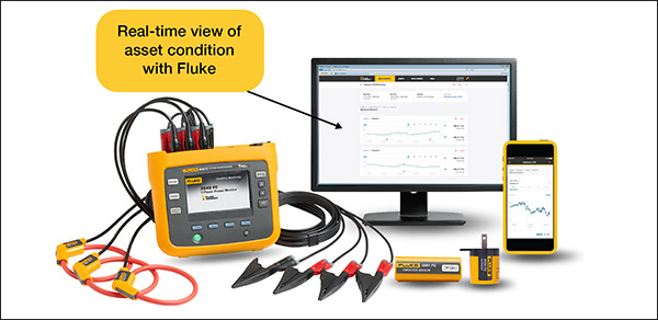 Fluke sensors and eMaint CMMS image