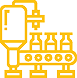 Yellow beverage facility icon